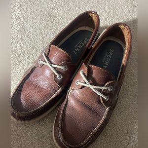 Sperry Original 2 Eye Cross Lace Boat Shoe Size 11